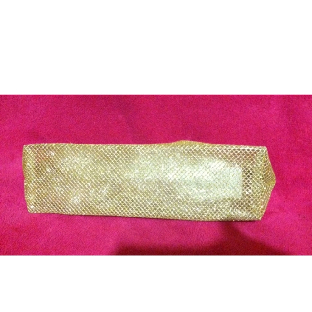 Avon Gold Cosmetic Bag 9"×4"×3" NEW - Picture 9 of 9